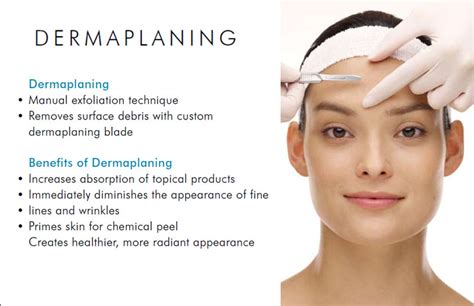 Dermaplane pro - The dermaplane treatment is an innovative approach to removing dead skin cells, allowing a jump start for skin renewal and infusion of nutrients. It is a simple and safe procedure that exfoliates the epidermis and rids the skin of fine vellus hair (peach fuzz). Dermaplaning results in a more refined, smooth, “glowing” appearance.